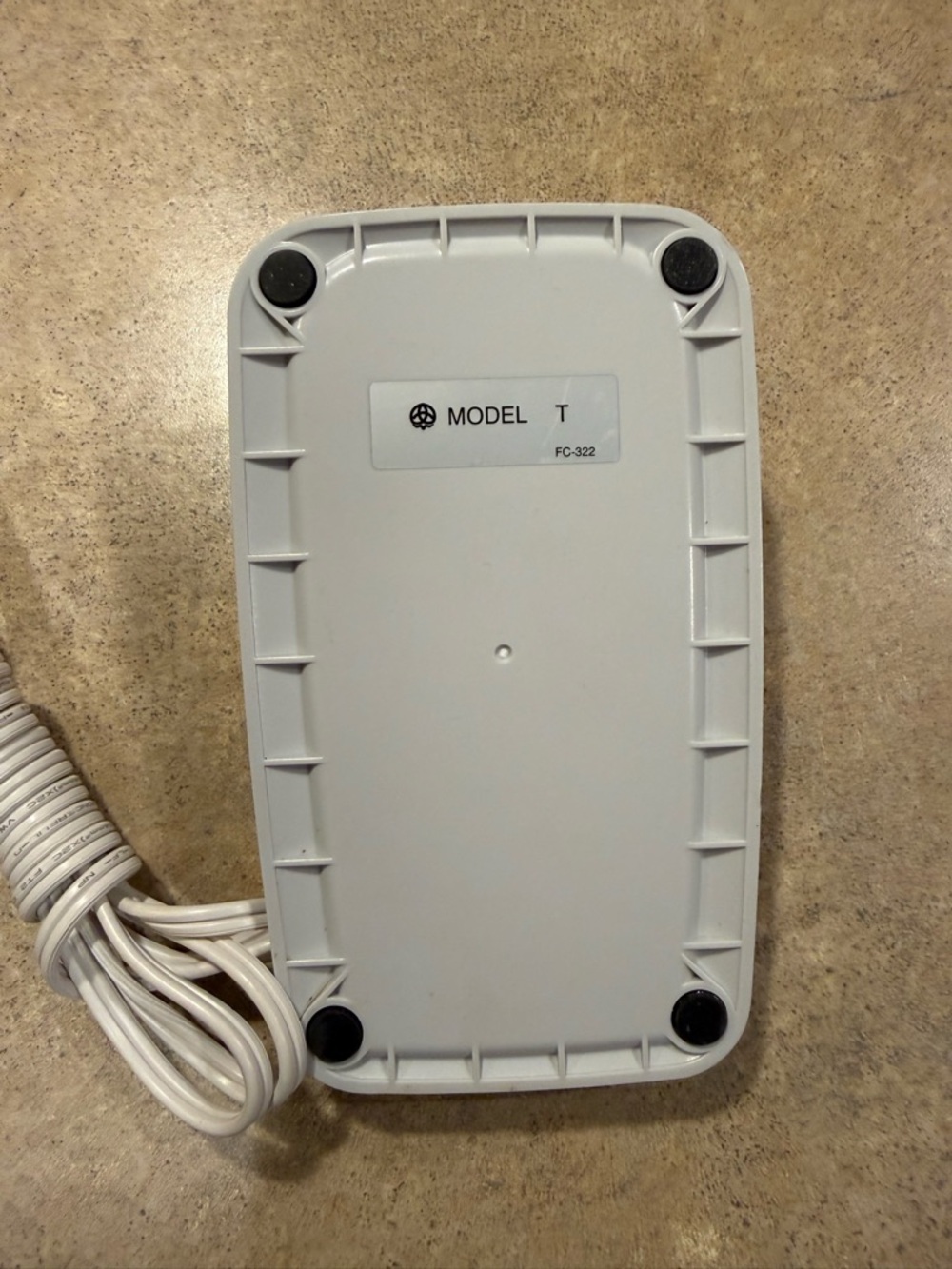 Original Brother Model T FC-322 Sewing Machine Genuine Speed Control Foot Pedal - Picture 3 of 5